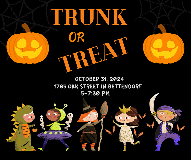 trunk or treat october 31 at 5pm