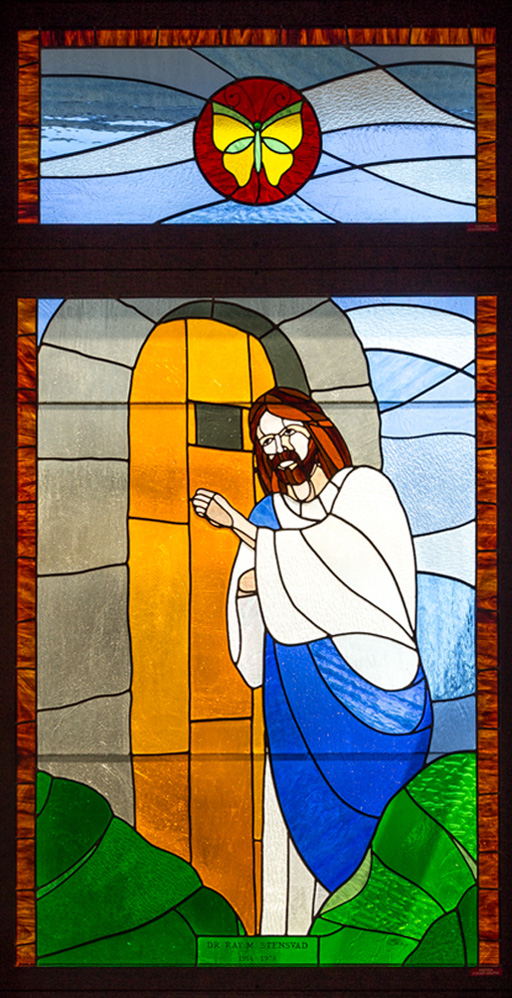 Mosaic glass of Jesus
